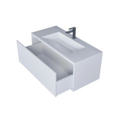 Тумба с раковиной для ванной Uperwood (Упервуд) Next Premium, подвесная, 100 см, белая, 1 ящик 3930205172