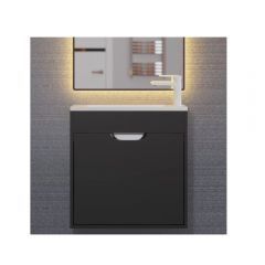 Тумба под раковину для ванной Uperwood Modul, 60 см, подвесная, матовая, черная