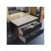 Тумба под раковину для ванной Uperwood Modul, 80 см, подвесная, матовая, черная
