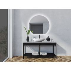 Зеркало Led Xpertials Duved Led, круглое 100 см, со срезом: датчик подсветки с диммером 84354135-68427