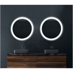 Зеркало Led Xpertials Lumix, круглое 120 см: датчик подсветки с диммером и датчик антизапотевания 84354135-68380
