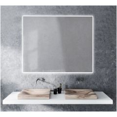 Зеркало Led Xpertials Shira, прямоугольное 120х80 см: датчик подсветки с диммером 84354135-43547