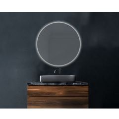 Зеркало Led Xpertials Siro, круглое 100 см: датчик подсветки с диммером 84354135-44674