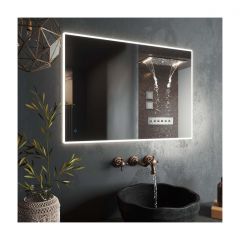 Зеркало RoxenBath (РоксенБаз) Gotem 100x70 см, с подогревом 510165-100AF