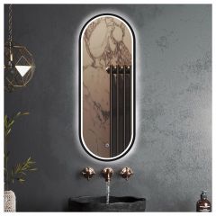 Зеркало RoxenBath (РоксенБаз) Grown 45x120 см, в алюминиевой раме оружейная сталь 510200-120GM