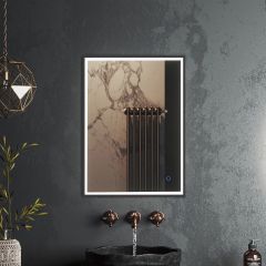 Зеркало RoxenBath (РоксенБаз) Sigma 50x70 см, в алюминиевой раме оружейная сталь 510210-50GM