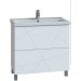 Тумба Vigo Geometry 2-70, tn.bsf.GEO.FOS.70.2Y/tn.GEO.FOS.70.2Y напольная, 2 ящ. (под раковину Фостер 70) белый