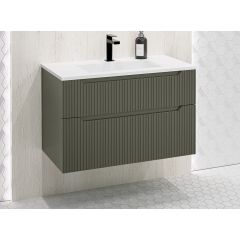 Тумба под раковину IBX FORTNA 80 см, 2 ящика, цвет терра матовый лак F520802CCG/TERRAM