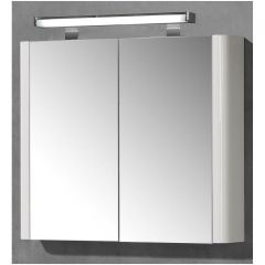 Зеркальный шкаф IBX ASUN 100 см, 2 двери, цвет белый глянцевый лак CAMASUN100/BLANCOG