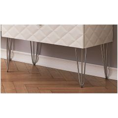Комплект из 4-х ножек для тумбы под раковину Puris Diamond Line, цвет хром PZ11461