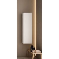 Пенал Visobath Granada, 34.5 см, дверь распашная, цвет бежевый матовый лак (Cotton) 70499/Cotton