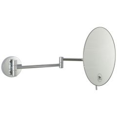Зеркало Богеме CR Черный 20х38 508-CR, Boheme Chrome круглое