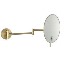 Зеркало Богеме Matt Gold Черный 508-MG, Boheme круглое