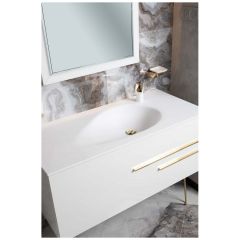 Столешница Армади Арт NeoArt Белый 858-110, Armadi Art Corian Drop 111cm