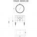 Тумба Армади Арт Vallessi Avantgarde Черный 841-080-BCR, Armadi Art Piazza