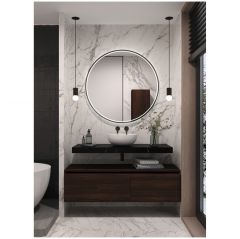 Столешница Армади Арт Flat Черный 46х121 869-120-NM, Armadi Art NERO MARQUINA
