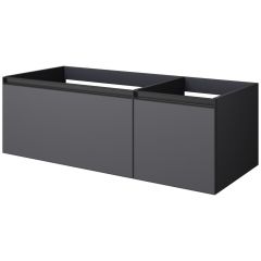 Тумба Армади Арт QUATRO 2 Черный 120 см (80+40) ANTHRACITE профиль 790-M2-120-A-A
