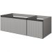 Тумба Армади Арт QUATRO 2 120см (80+40) LUNA FUGA профиль ANTHRACITE 790-M2-120-L-RIB-A, Armadi Art ( + )