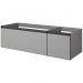 Тумба Армади Арт QUATRO Черный 40х140 790-M2-140-L-A, Armadi Art комплект, с микролифтом, латунь, регул.