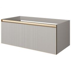 Тумба Армади Арт QUATRO Светлый дуб 790-M1-100-CM-RIB-MG-LED, Armadi Art 100CM