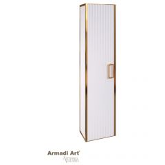 Пенал Армади Арт Monaco Белый 868-WG, Armadi Art с золото + глянец