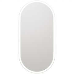 Зеркало Створки Мальмё 100 с подсветкой, сенсор на зеркале, овальное, LED-00002202, Stworki