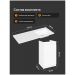 Тумба с раковиной Диво Тольятти 100 R с дверцами, с раковиной Тольятти, Diwo