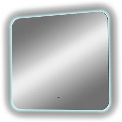 Зеркало Диво Кострома 80x70 см, ореольная подсветка диодная, бесконтактный выключатель, прямоугольное, ЗЛП1716, Diwo