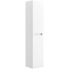 Шкаф-пенал для ванной Диво Коломна 30x150x30 подвесной, белый, KOL.P.30/P/W, Diwo