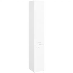 Шкаф-пенал для ванной Диво Суздаль 30 с откидной корзиной, 30x186x33,5, Diwo