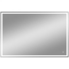 Зеркало Диво Дмитров 120x80 см, подсветка диодная, сенсорное, с регулировкой яркости подсветки, универсальный монтаж, прямоугольное, ЗЛП 119, Diwo