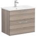 Тумба с раковиной Vitra Root 80 см 2 ящика кордоба (68288)