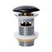 Донный клапан Gid Minuciaс переливом Bl100-1 72202K черный глянцевый