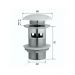 Донный клапан Gid Minuciaс переливом Bl100-1 72202K черный глянцевый