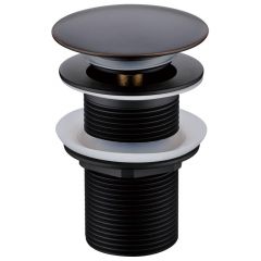 Донный клапан Богеме дополнительно с микролифтом, Черный 612-B, Boheme BLACK