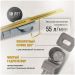 Душевой трап (лоток) Си Кей Дрейн RO-AQUA006-60, GOLD 60 см, решетка золото, с сифоном, Ck Drain