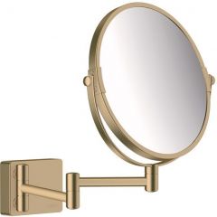 Косметическое зеркало Hansgrohe AddStoris, шлифованная бронза, 41791140