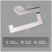 Держатель для туалетной бумаги DEKOR BANYO SS 304 SS304 007 настенный, брашированный хром