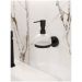 Дозатор для жидкого мыла DEKOR BANYO Alina Black A40 5012 04 настенный, черный