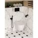 Держатель для туалетной бумаги DEKOR BANYO Alina Black A40 407 01 04 настенный, матовый черный