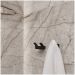 Крючок DEKOR BANYO SS 304 Black SS304 008 14 матовый черный, на шурупах