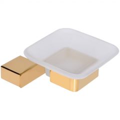 Мыльница DEKOR BANYO SS 304 Gold SS304 005 02 настенная, стеклянная, золото