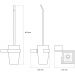Набор Ершик DEKOR BANYO SS 304 Black SS304 6009 04 + Держатель SS304 007 01 04 + Крючок SS304 008 14