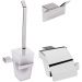 Набор Ершик DEKOR BANYO SS 304 SS304 6009 + Держатель SS304 007 10 + Крючок SS304 008 10