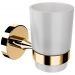 Стакан для ванной DEKOR BANYO Alina Gold A40 406 02 настенный, золото, стеклянный