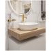 Стакан для ванной DEKOR BANYO Alina Gold A40 406 02 настенный, золото, стеклянный