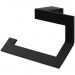 Держатель для туалетной бумаги DEKOR BANYO SS 304 Black SS304 007 04 настенный, матовый черный
