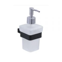 Дозатор жидкого мыла Allen Brau (Аллен Брау) Infinity 6.21006-31 белый,черный матовый