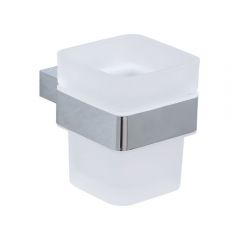 Стакан для зубных щеток Allen Brau (Аллен Брау) Infinity 6.21002-00 белый, хром