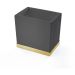 Стакан настольный 3SC Mood Deluxe композит Solid Surface Золото MDN03AGD